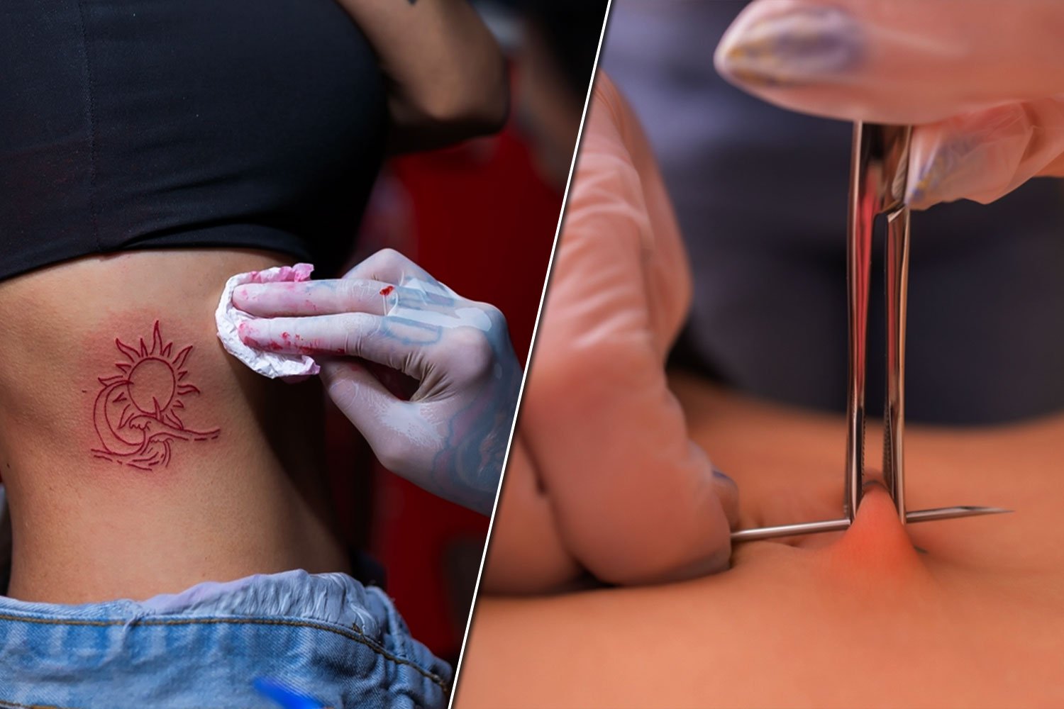 Do tattoos hurt more than piercings