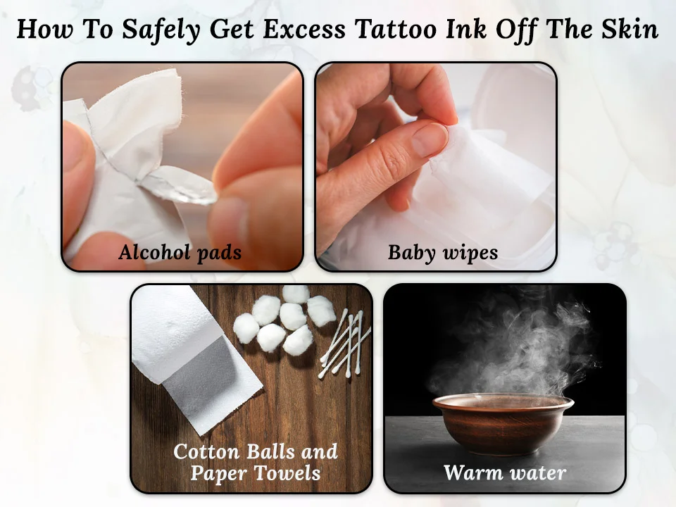 How to get tattoo ink off skin