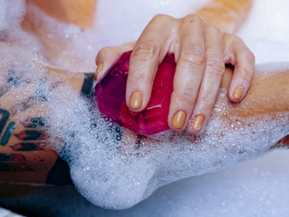 What happens if you use scented soap on a tattoo