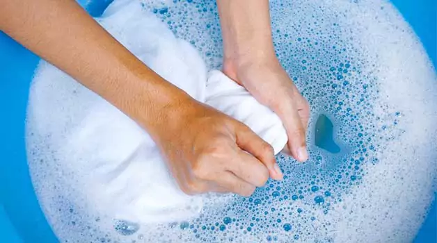 Detergent + Water