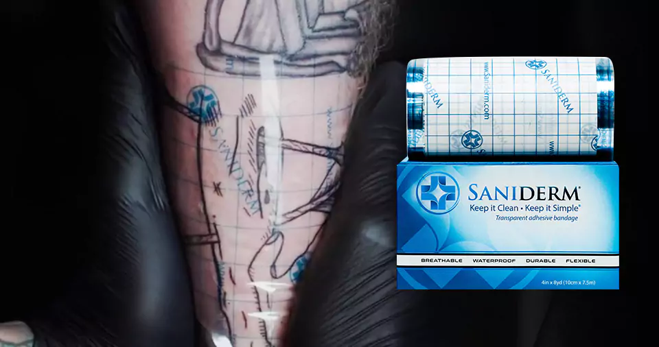 Saniderm Tattoo Healing Stages